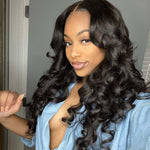 Sdamey Loose Wave Wig 13x4 Lace Front Human Hair Wigs