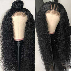 
            
                Load image into Gallery viewer, Sdamey Curly Wig Transparent Lace 4x4 5x5 6x6 Lace Closure Wigs Human Hair
            
        