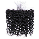 Sdamey 13x4 Curly Wave Transparent Lace Frontal