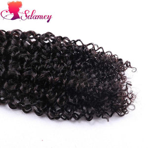 
            
                Load image into Gallery viewer, Sdamey Kinky Curly Bundles With Closure 3 Bundles With Closure
            
        