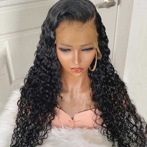 Curly Hair Full Lace Human Hair Wigs Sdamey Transparent Lace Wigs