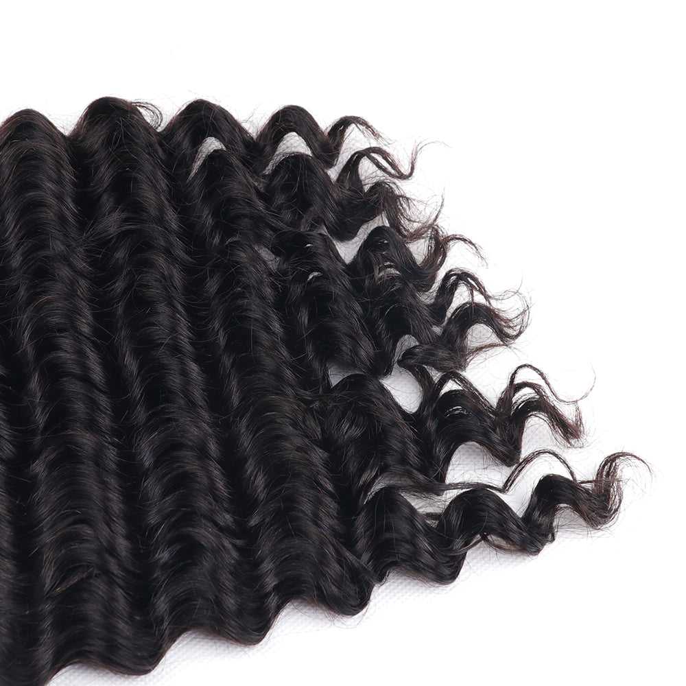 Sdamey Deep Wave Bundles Brazilian Human Hair Bundles 1pc (Grade 10A)