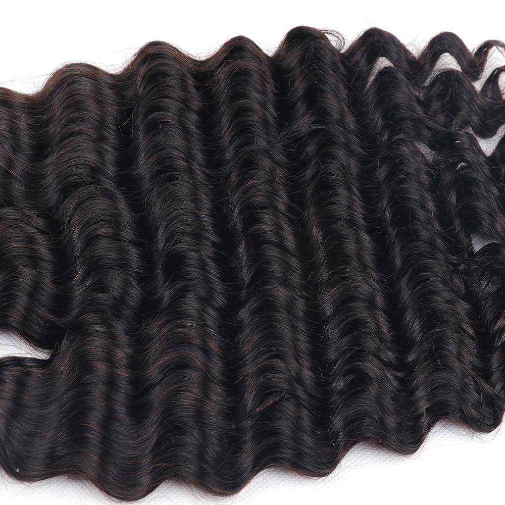 Deep Wave Bundles Sdamey Human Hair Bundles 3pcs (Grade 10A)