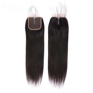
            
                Load image into Gallery viewer, Sdamey Brazilian Straight Transparent 4x4/5x5 Lace Closure
            
        