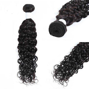 Water Wave Human Hair Bundles  4pcs (Grade 9A)