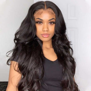 
            
                Charger l&amp;#39;image dans la galerie, T Part Lace Front Wig Body wave Human Hair Wig Pre Plucked
            
        