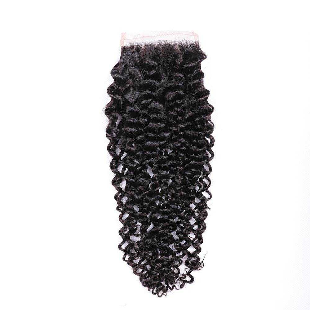 
            
                Load image into Gallery viewer, Sdamey Brazilian Curly Wave Transparent 4x4/5x5 Lace Closure
            
        