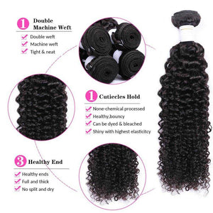 
            
                Load image into Gallery viewer, Human Hair Bundles Curly Wave Bundles 1pc  (Grade 9A)
            
        