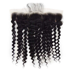
            
                Load image into Gallery viewer, Sdamey 13x4 Deep Wave Transparent Lace Frontal
            
        