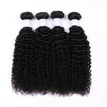 Sdamey Affordable Virgin Curly Human Hair Bundles Curly Wave 4 Bundles Deals 9A