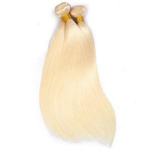 613 Blonde Straight Human Hair 4 bundles