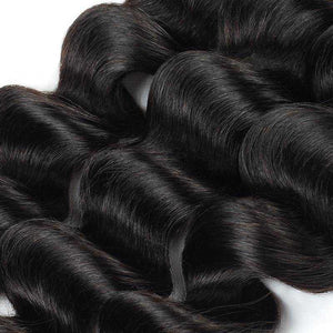 Loose Deep Wave Bundles Sdamey Brazilian Human Hair Bundles 4pcs (Grade 10A)