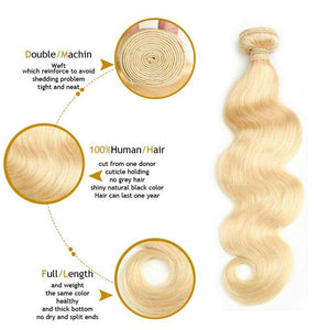 
            
                Load image into Gallery viewer, Sdamey 613 Blonde Body Wave 4 bundle
            
        