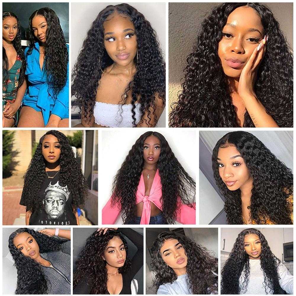 Sdamey Water Wave 13x6 Lace Frontal With 3 Bundles