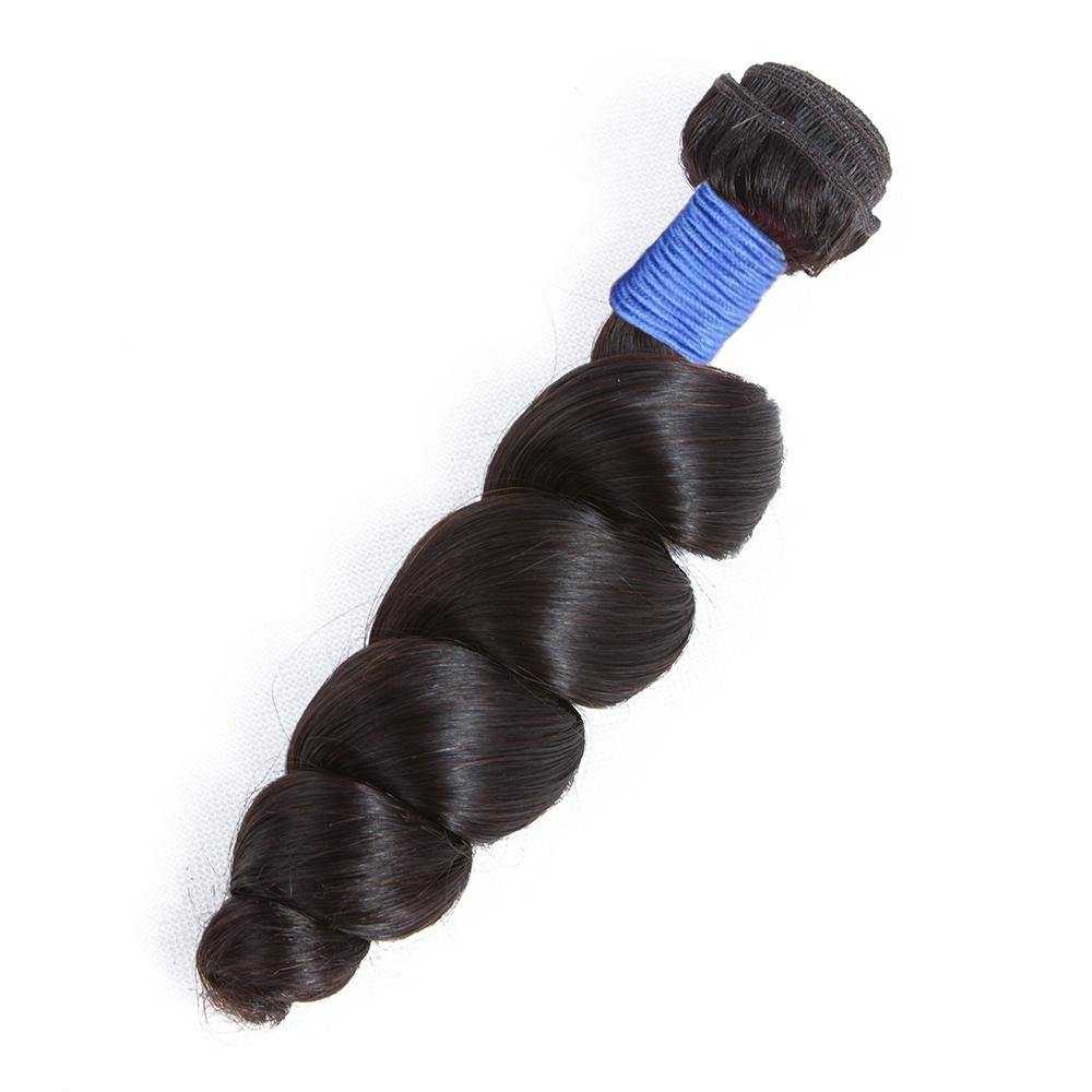 Sdamey 10A Unprocessed Virgin Loose Wave Hair 4pcs Human Hair Bundles