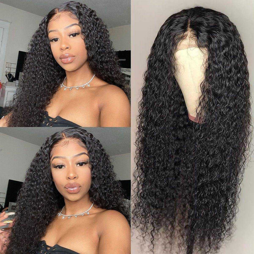 Transparent Lace Wigs 13x4/13x6 Lace Front Wig Sdamey Curly Virgin Human Hair Wigs