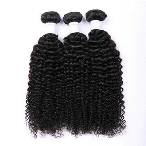 Sdamey Unprocessed 3 Bundles Virgin Curly Wave Human Hair Bundles Deals 9A