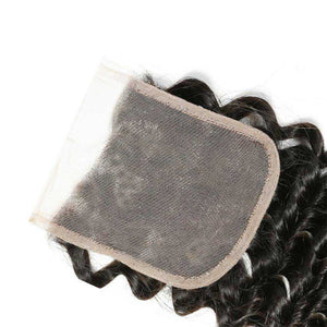 
            
                Load image into Gallery viewer, Sdamey Brazilian Deep Wave Transparent 4x4/5x5 Lace Closure
            
        