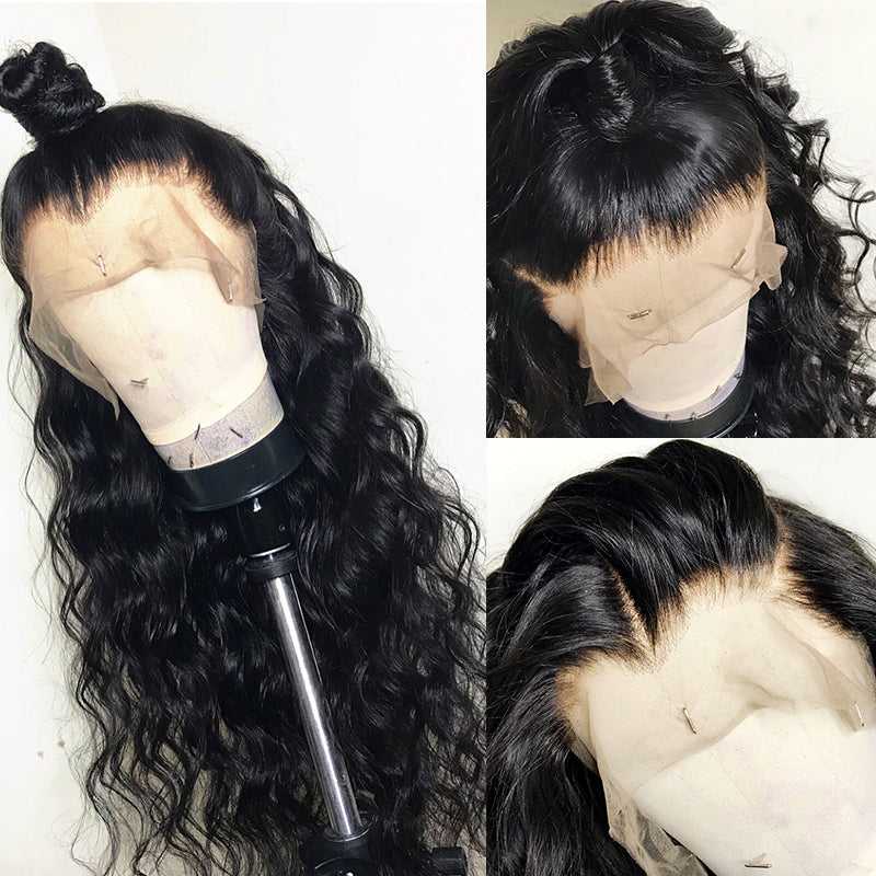 Loose Wave 13x6 Transparent Lace Frontal Wigs Sdamey Human Hair Wigs