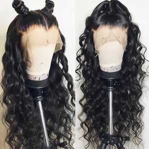Loose Wave 13x6 Transparent Lace Frontal Wigs Sdamey Human Hair Wigs