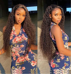 
            
                Charger l&amp;#39;image dans la galerie, 13x4 Lace Front Wig Sdamey Curly Virgin Human Hair Wigs
            
        