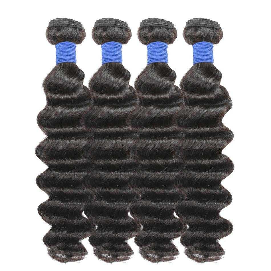 
            
                Charger l&amp;#39;image dans la galerie, Loose Deep Wave Bundles Sdamey Brazilian Human Hair Bundles 4pcs (Grade 10A)
            
        