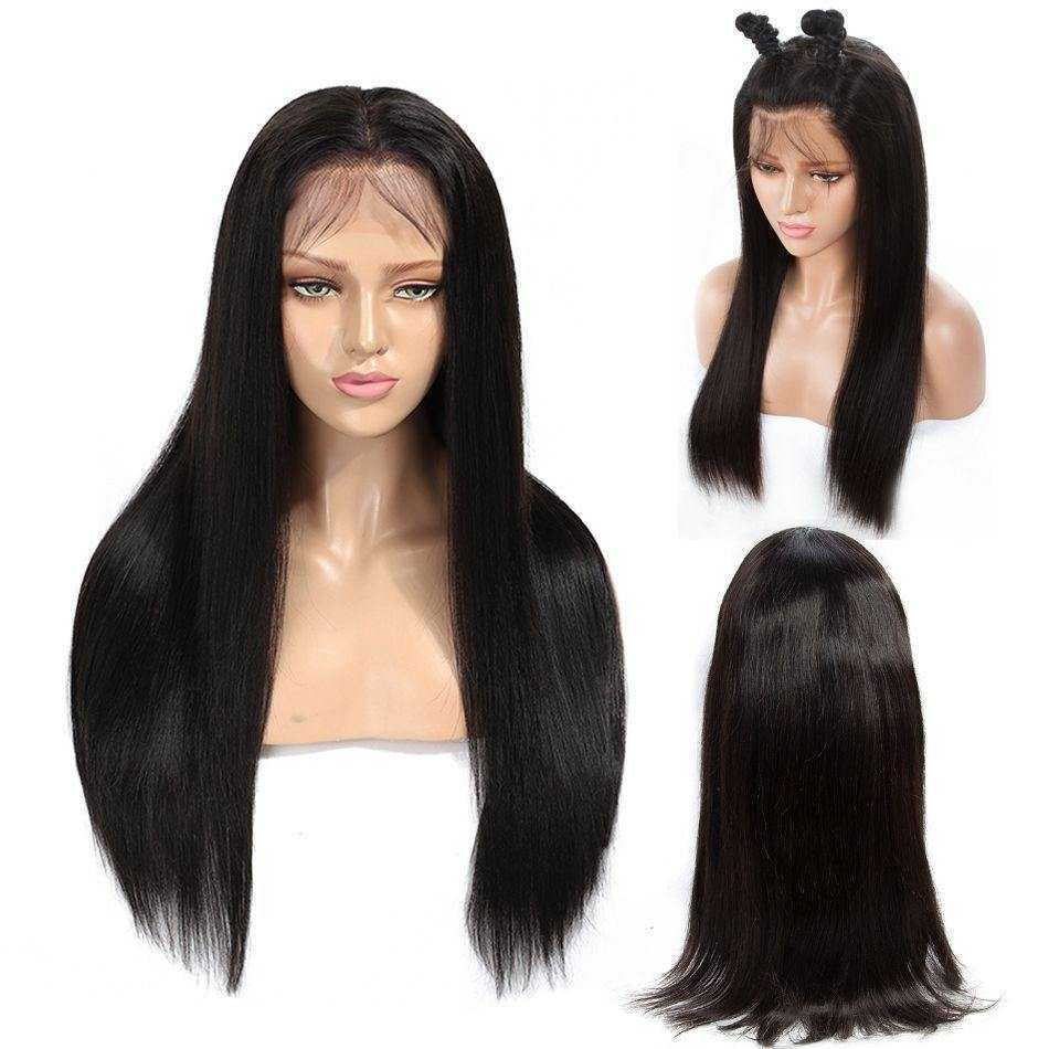 Straight Transparent Lace Closure Wig Sdamey 4x4 /5x5 /6x6 Lace Closure Human Hair Wigs