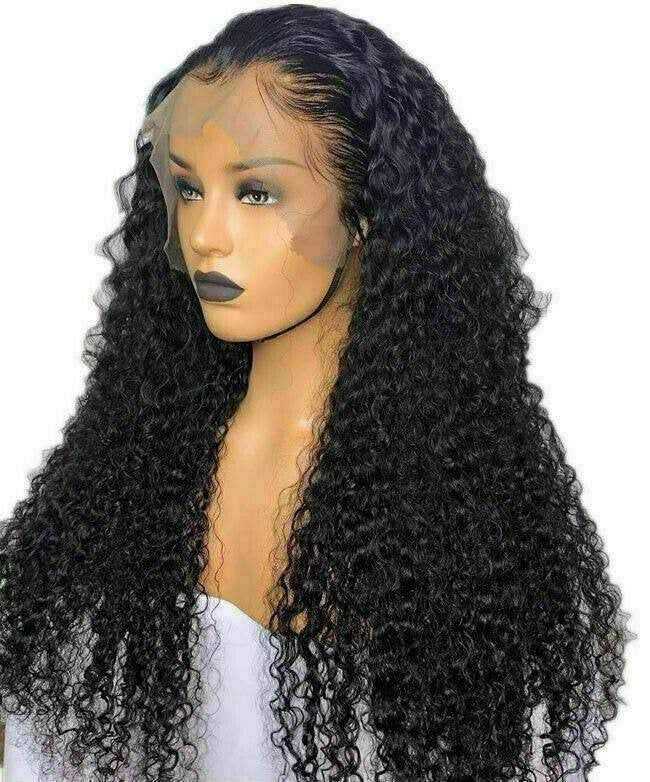 
            
                Charger l&amp;#39;image dans la galerie, HD Transparent Lace Wig Long Length Curly Wave Human Hair Wigs
            
        