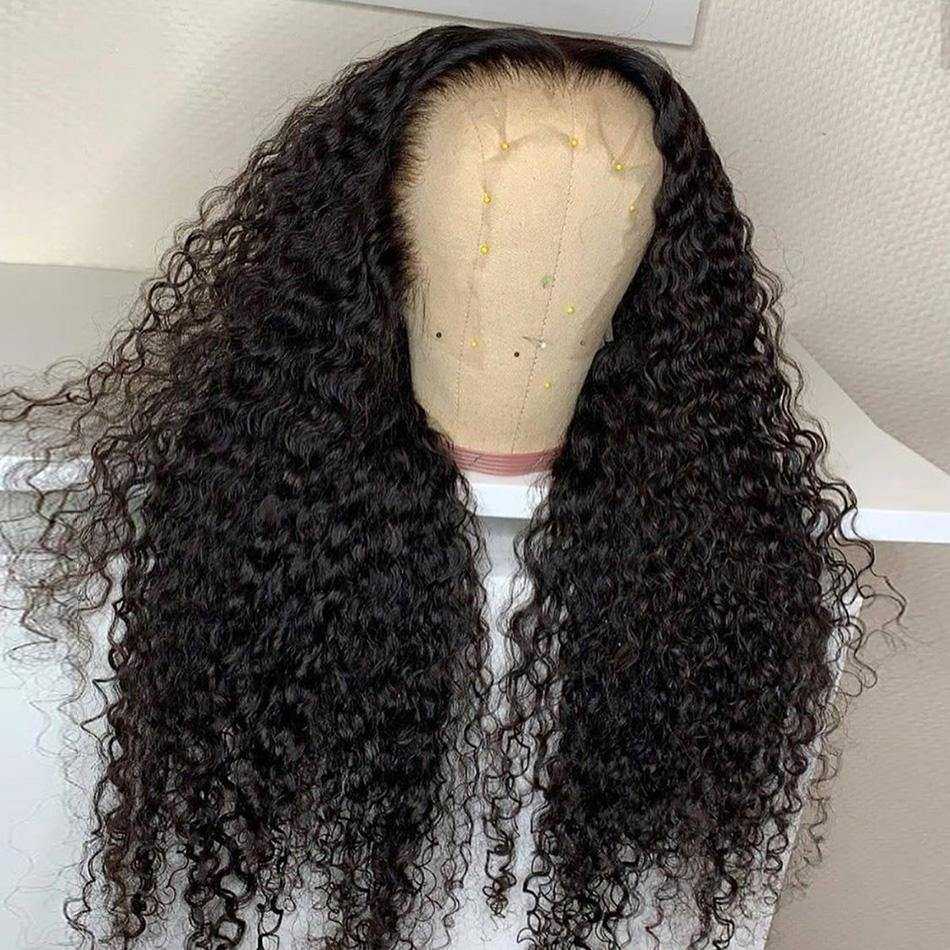 Water Wave 13x6 Transparent Lace Frontal Wigs Sdamey Human Hair Wigs