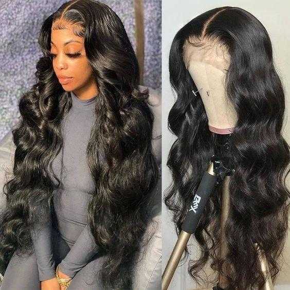 
            
                Load image into Gallery viewer, Body Wave 13x6 Transparent Lace Frontal Wigs Sdamey Human Hair Wigs
            
        