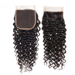 
            
                Load image into Gallery viewer, Sdamey Brazilian Curly Wave Human Hair 6X6 Lace Closure
            
        