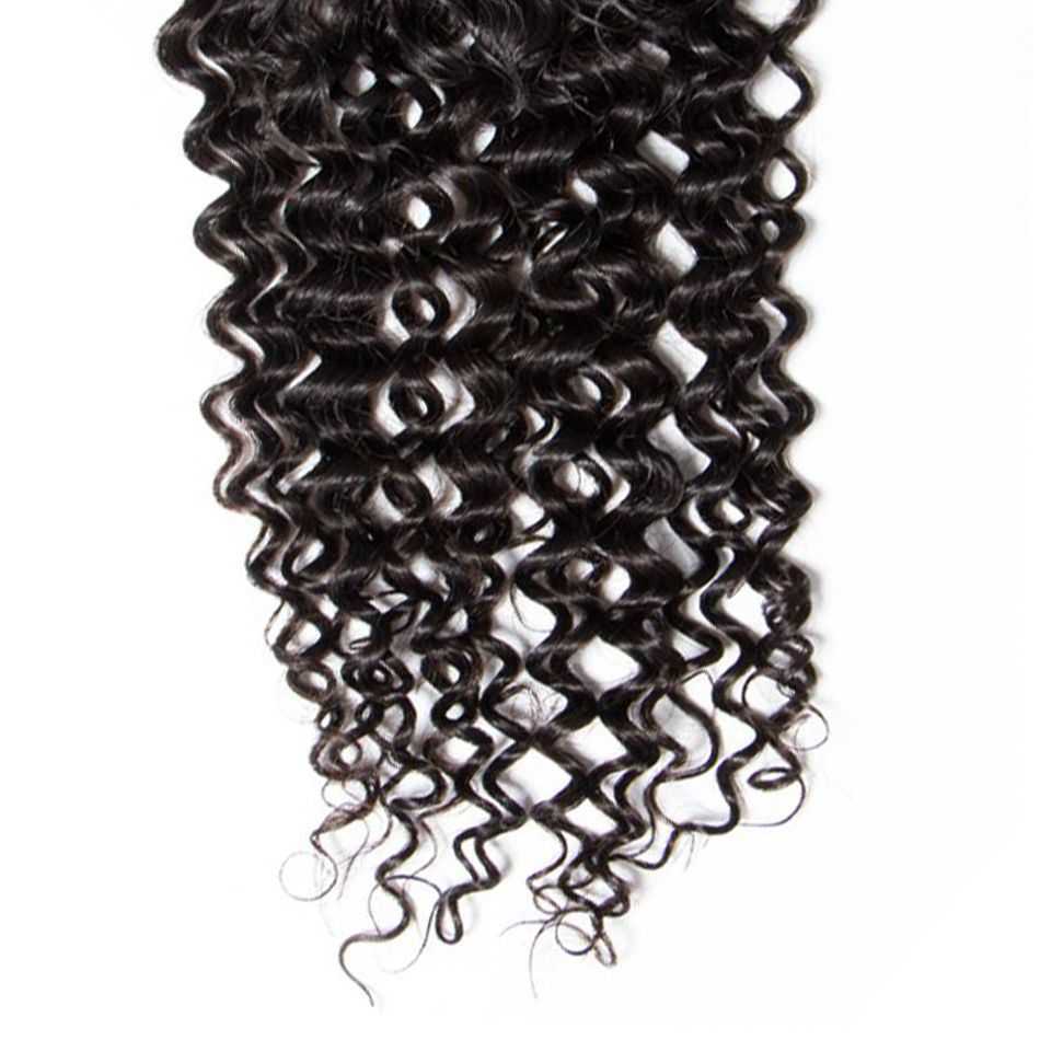 Sdamey Brazilian Curly Wave Human Hair 7X7 Lace Closure