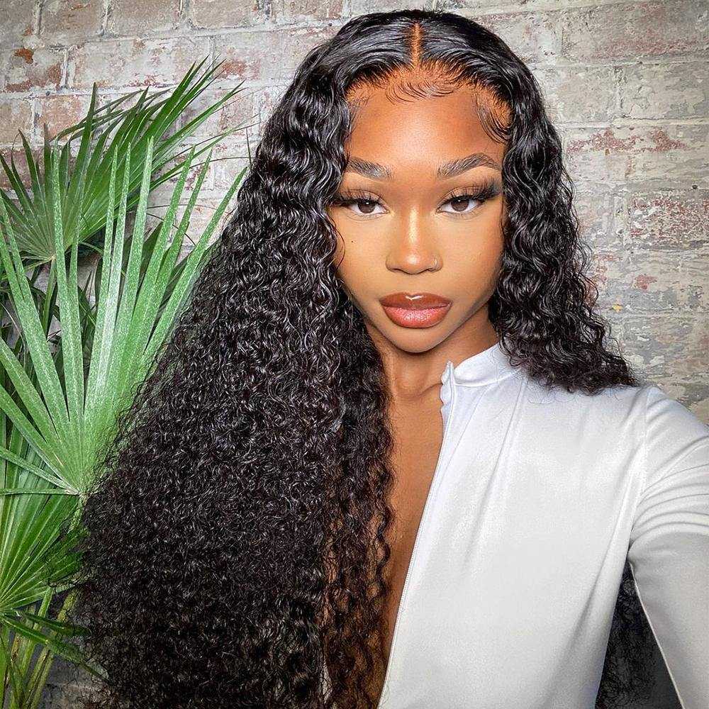 Transparent Lace Wigs 13x4/13x6 Lace Front Wig Sdamey Curly Virgin Human Hair Wigs