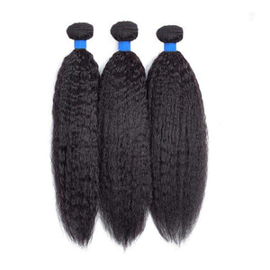 
            
                Load image into Gallery viewer, Kinky Straight Hair Bundles Sdamey Brazilian Hair Bundles 3pcs (Grade 10A)
            
        