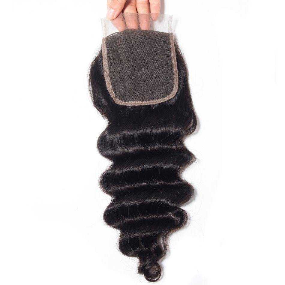 
            
                Laden Sie das Bild in den Galerie-Viewer, Sdamey Brazilian Loose Deep Human Hair 5X5 Lace Closure
            
        