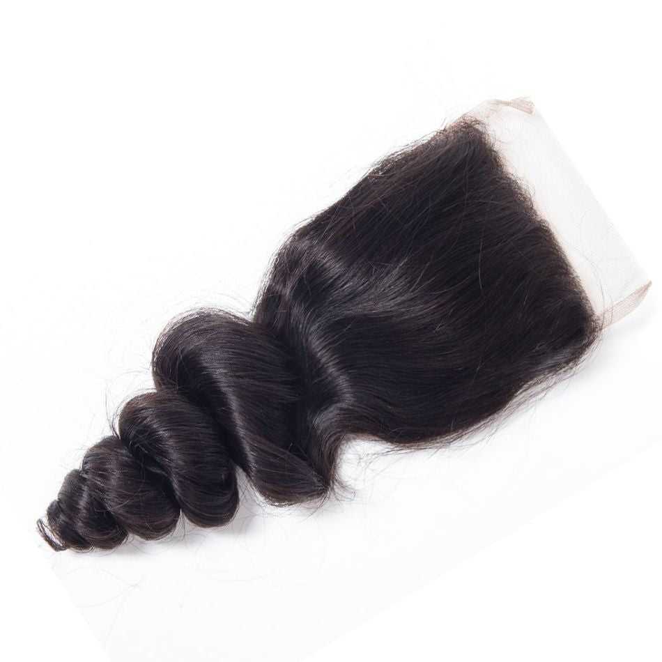 Sdamey Brazilian Loose Wave Human Hair 6X6 Lace Closure