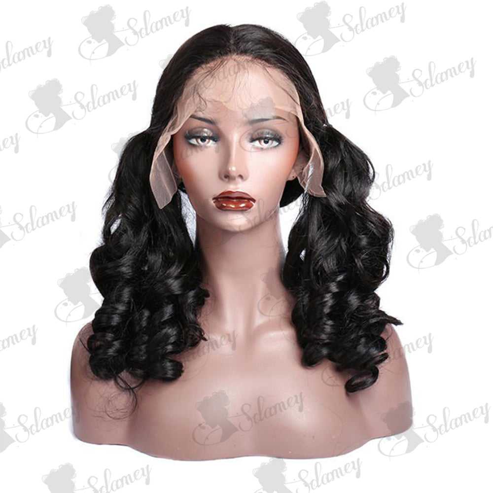 Sdamey Loose Wave Wig 13x4 Lace Front Human Hair Wigs