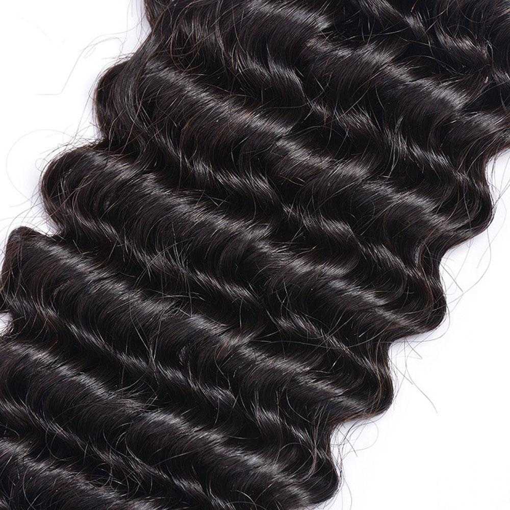 
            
                Load image into Gallery viewer, Sdamey Deep Wave 13x6 Lace Frontal With 3 Bundles
            
        