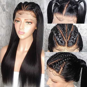 Silk Straight Full Lace Wigs Human Hair Sdamey HD Transparent Lace Wigs