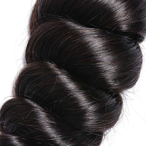 
            
                Load image into Gallery viewer, Sdamey Loose Wave Bundles With 6X6 Lace Closure 3 Bundles With Closure
            
        