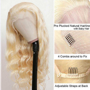 Sdamey 613 Body Wave 13x1 T Part Lace Front Wig Human Hair Wig