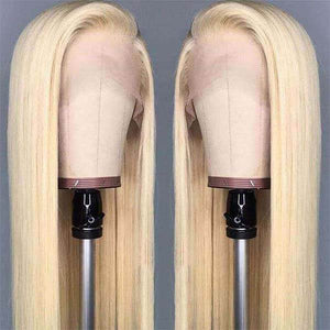 #613 Blonde HD Transparent Lace Wigs 13x4/13x6 Straight Lace Front Human Hair Wigs