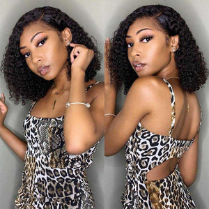 
            
                Load image into Gallery viewer, 13x4 Lace Front Wig Curly Hair Short Bob Human Hair Wigs
            
        