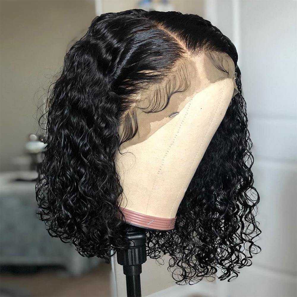 
            
                Load image into Gallery viewer, 13x4 Lace Front Wig Water Wave Hair Short Bob Human Hair Wigs
            
        