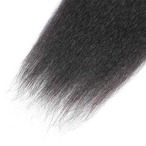 Kinky Straight Human Hair Bundle 1PC (Grade 9A)