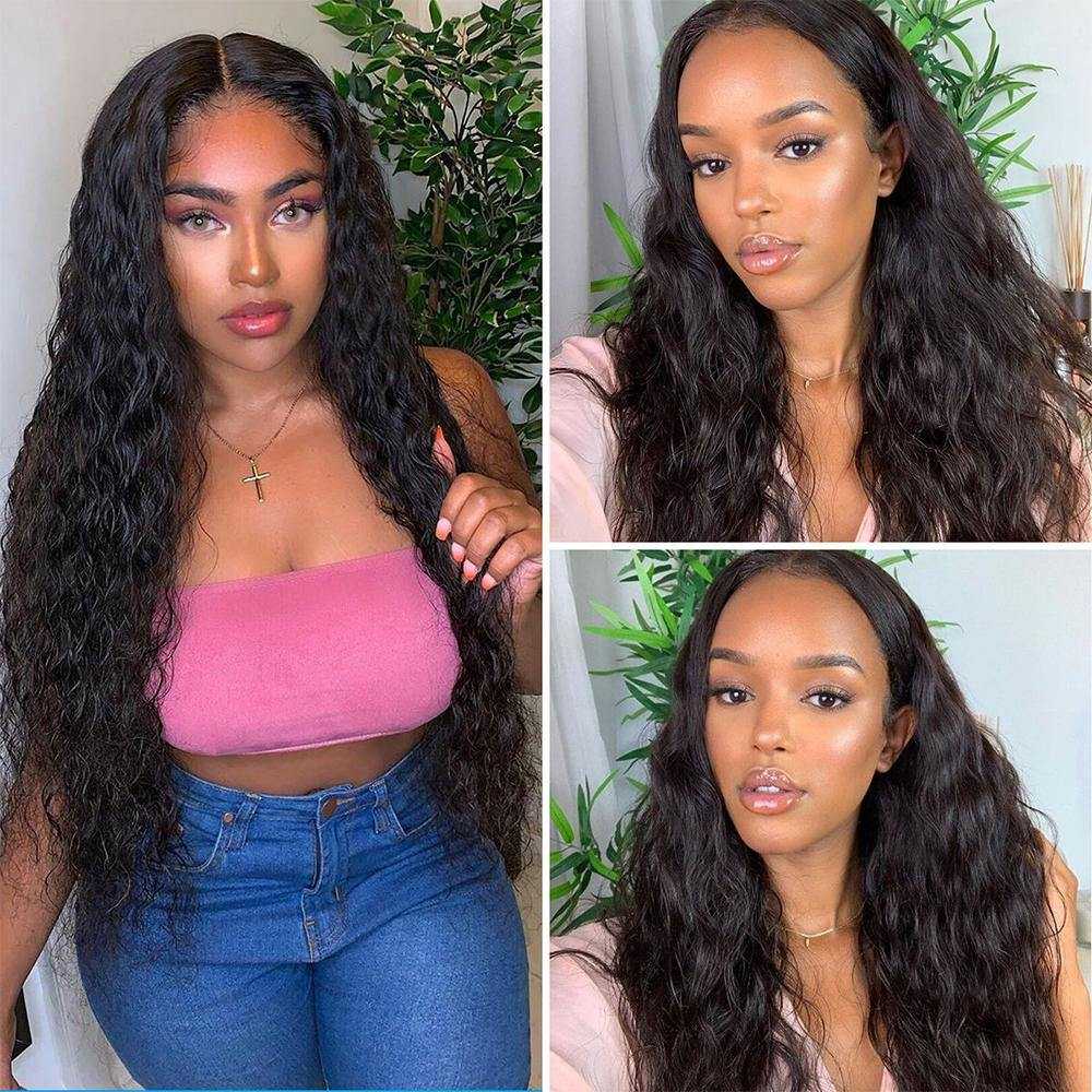 
            
                Load image into Gallery viewer, Water Wave Lace Front Wig Sdamey 13x4/13x6 Transparent Lace Human Hair Wigs
            
        