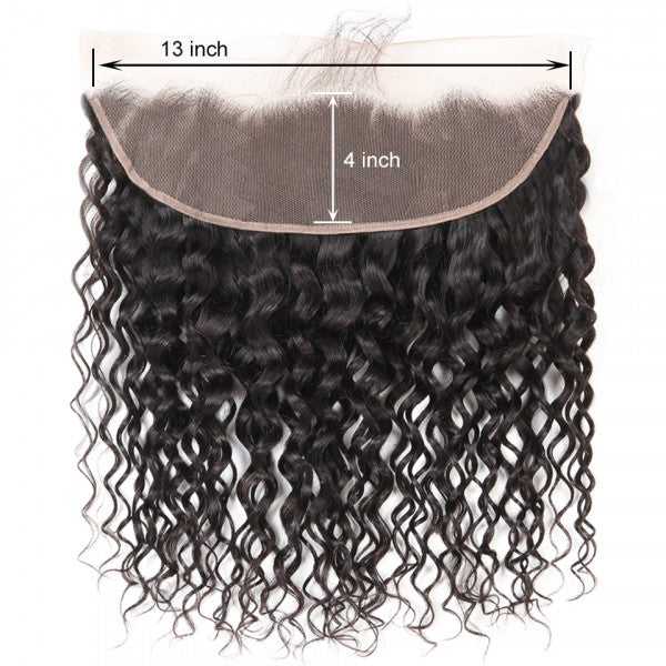 Sdamey Water Wave 13x4 Lace Frontal With 3 Bundles